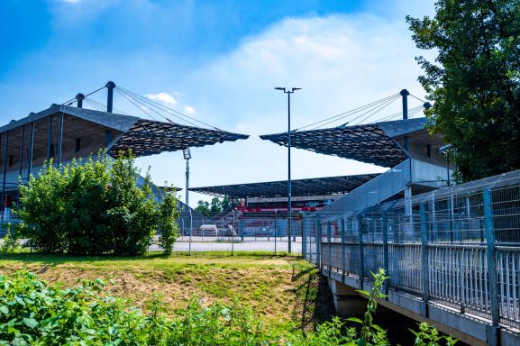 Stadion an der Hafenstrasse.